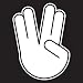Search : The Spocker Shocker bumper sticker decal Star Trek because 2 and 1 is illogical