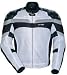 TOURMASTER/CORTECH GX-AIR MOTORCYCLE JACKET W/LEATHER WHITE/BLACK