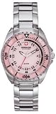 Swiss Military 06-7095-1-04-010 Sealander Stainless Steel Pink Dial Mineral Womens Watch