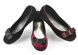 Buy : Bay Studio Velvet Buckle Ballerina Flats