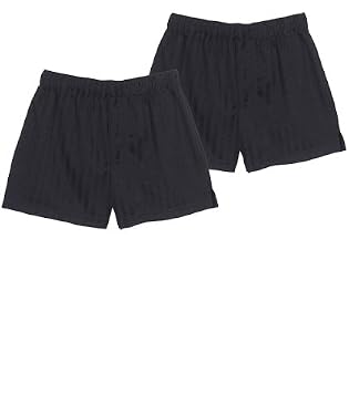 Black Football Shorts - 2pk