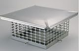 Chim Cap Corporation CCSS88 8 Inch x 8 Inch Chim Cap Stainless Forever Cap 3/4 Inch Mesh 24-ga. Lid 