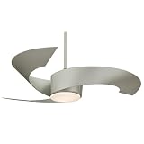 Fanimation FP7900MG Torto Ceiling Fan, Metro Gray Finish, 3 Blades, Opal Frosted Glass by Fanimation