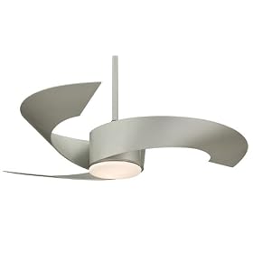 Fanimation FP7900MG Torto Ceiling Fan, Metro Gray Finish, 3 Blades, Opal Frosted Glass