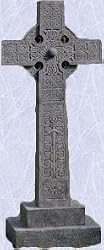 Celtic cross statue home garden sculpture knot work new Full Size