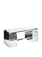 Metal Loft Mesa De Escritorio Aviator Plateado