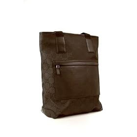 Gucci Brown Canvas Handbag