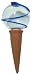 Plant Nanny 8107 Swirl Watering Globe Set, Blue