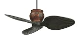 Fanimation LX25ZB Treventi Ceiling Fan, Zanzibar/Black Masterpack, 3 Black Blades
