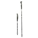 Outdoor Living : Pair of Hiking Poles & Compass - Black
