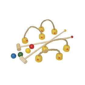 Click here to buy Kids Duck Croquet Set by Sassafras.