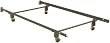 Instamatic Twin Bed Frame with Carpet Rollers By Fashion Bed Group