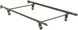 Instamatic Twin Bed Frame with Carpet Rollers By Fashion Bed Group
