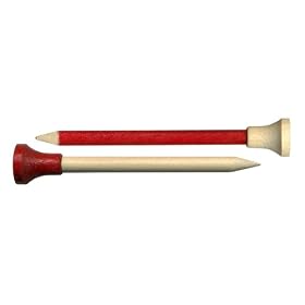 Pride IM3145062-F 3 1/4-Inch Golf Tees, 50 Count (Insignia Red)