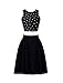 Changmin Crystal Beadings Top Two Piece Short Homecoming Dress for Juniors