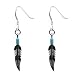 Dream Catcher Turquoise Feather Earrings Sterling Silver