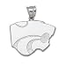 Kansas State Univ Powercat Giant Charm/Pendant -14K/10K, Stainless Steel or Gold Plated
