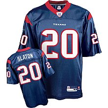 Steve Slaton Houston Texans NAVY Equipment - Replica NFL YOUTH Jersey