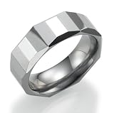 Tungsten Band with Reflective Edges