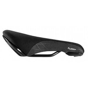 Fizik Flash 8mm MTB Bicycle Saddle (Steel Rails, Black)