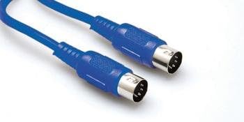 20Ft Midi Cable 5-Pin Din To Same Bluenew Condition New Condition