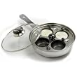 Norpro Deluxe Stainless Steel Egg Poacher Pan Skillet Set NEW