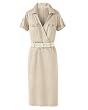 Spiegel Signature Stretch Sateen Collection: Safari Shirtdress