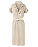 Spiegel Spiegel Signature Stretch Sateen Collection:Safari Shirtdress