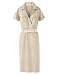 Spiegel Signature Stretch Sateen Collection: Safari Shirtdress