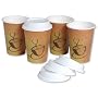 10oz paper cups for hot and cold drinks with secur&hellip by CEB