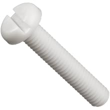 Isoplast Machine Screw, Pan Head, Slotted Drive