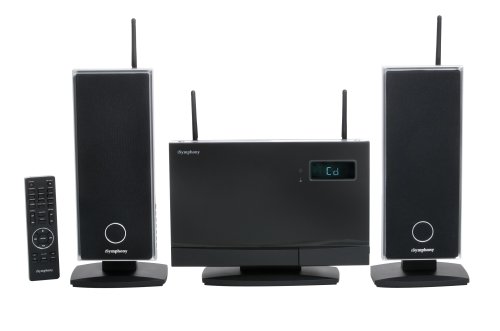iSymphony W2 120-Watt Wireless Micro Speaker System with Built-in Universal Dock for iPod (Black)