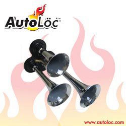 Chrome Tri-tone Train Air Horn