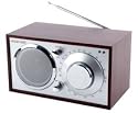König Retro-Design Radio, kirschholzfarben