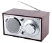 König Retro-Design Radio, kirschholzfarben
