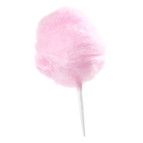 100 Cotton Candy Express Floss Cones Sticks Wands Holder Kit Refill Box