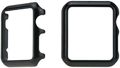 Apple Watch Case Premium Polycarbonate Material Thin, Perfect Fit Slim Protective Cover for Apple Watch / Watch Sport / Watch Edition 2015 - 42mm [Black]