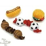 Coastal Pet Li`l Pals Plush Hot Dog Toy for Dogs & Puppies