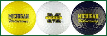 University of Michigan Golf Balls