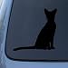 ABYSSINIAN - Cat - Vinyl Car Decal Sticker #1479 | Vinyl Color: Black