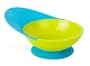 Boon Catch Bowl - Toddler Bowl with Spill Catcher, Blue/Greeen