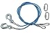 Roadmaster 645 Safety Cable 8,000 Pound Capacity Single Hook 64 Inch Straight Cable - One Pair