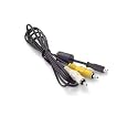Ex-Pro Panasonic Lumix Digital Camera AV Audio Video Cable Lead for DMC-L10, DMC-L10K, DMC-L10KEB/K, DMC-LS2, DMC-LS70, DMC-LS75, DMC-LS80, DMC-LX1, DMC-LX2, DMC-LX3, DMC-LZ1, DMC-LZ2, DMC-LZ3, DMC-LZ4, DMC-LZ5, DMC-LZ8, DMC-LZ10
