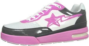 Size【31.0cm】A BATHING APE(エイプ) ロードスタ エナメル金沢カラー【ピンク灰】【新品】