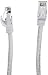 Monoprice Cat6 3ft White Patch Cable UTP 24AWG 550MHz Pure Bare Copper Snagless RJ45 Flexboot Series Ethernet Cable