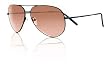 Serengeti RX Eyewear Medium Aviator Sunglasses (Matte Black, Drivers Gradient)