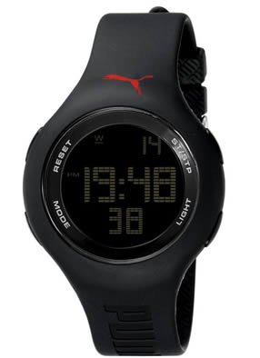 PUMA Unisex PU910801005 Loop Black Digital Watch