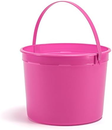 Halloween Trick or Treat Buckets 1.25 Gallons Various Colors,, Handle Included