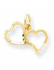 10k Heart Charm