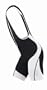 Gore Bike Wear Men's Power III Bibtights Short, Black/White, Large